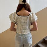 パフスリーブ半袖ショート丈トップス ぽわん袖が可愛い♪ | LETee | 詳細画像5