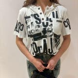 WHITE | ロゴデザインフード付きトップス♪ | LETee