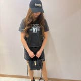 WHITEロゴプリントワンウォッシュトップス&ラップスカート風ショートパンツ セ… | LETee | 詳細画像1