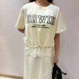 裾レース半袖ロゴプルオーバー&ロングスカート セットアップ | LETee | 詳細画像4