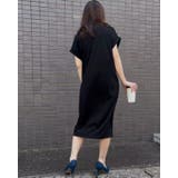 シシュウロゴカットソーワンピース/ビッグシルエット | LETee | 詳細画像10 