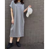 シシュウロゴカットソーワンピース/ビッグシルエット | LETee | 詳細画像5 