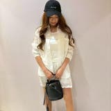 透け感が夏らしい♪長袖シャツ＆ポケット付きショートパンツ＆タンクトップ セットア… | LETee | 詳細画像3 