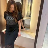 透かし編みプルオーバー＆ロングスカート セットアップ | LETee | 詳細画像14 