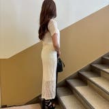 透かし編みプルオーバー＆ロングスカート セットアップ | LETee | 詳細画像5 