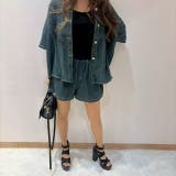 デニムサマージャケット&ショートパンツ セットアップ | LETee | 詳細画像7