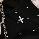 クロス&ストーン付きタンクトップ/ニットトップス | LETee | 詳細画像11