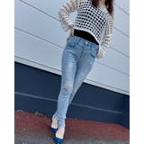 ダメージスキニーデニムパンツ | LETee | 詳細画像9