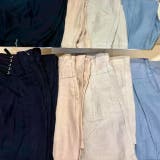ウエスト編み込み紐デザイン 涼しげなタック入りワイドパンツ | LETee | 詳細画像30 