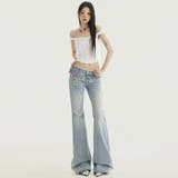 デニムパンツ フレア ブーツカット | LETee | 詳細画像4