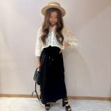 BLACK | トレンド感満載なカーゴスカート  両サイドにオシャレなフラップポケット♪ | LETee