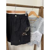 ミリタリーミニスカート/アウトポケット/ウエストゴム | LETee | 詳細画像2