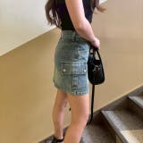 デニムミニスカート 裏地インナーショートパンツ付 | LETee | 詳細画像3