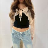 フリルレースボレロ ほどよい透け感がかわいいショート丈♪ | LETee | 詳細画像10