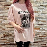 PINK | ボックスロゴプリントトップス/Tシャツ | LETee