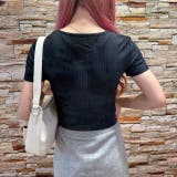 前開きカットソーラウンドネックトップス/フラップポケット＆ジップポケット付 | LETee | 詳細画像3 