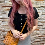 前開きカットソーラウンドネックトップス/フラップポケット＆ジップポケット付 | LETee | 詳細画像5 