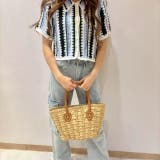 クロシェ風ストライプえり付きカーディガン | LETee | 詳細画像1