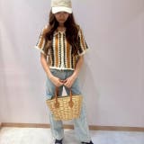 クロシェ風ストライプえり付きカーディガン | LETee | 詳細画像7