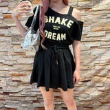 SHAKE DREAMプリントトップス&プリーツミニスカート | LETee | 詳細画像10
