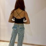 レースキャミソール/花柄レース | LETee | 詳細画像8