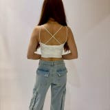 レースキャミソール/花柄レース | LETee | 詳細画像4