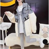 WHITE | ニットドッキング デニムシャツジャケット/身頃ニット | LETee