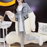 ニットドッキング デニムシャツジャケット/身頃ニット | LETee | 詳細画像13 