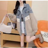 ニットドッキング デニムシャツジャケット/身頃ニット | LETee | 詳細画像14 