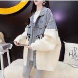 ニットドッキング デニムシャツジャケット/身頃ニット | LETee | 詳細画像1 