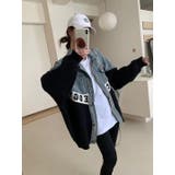 ニットドッキング デニムシャツジャケット/身頃ニット | LETee | 詳細画像22 