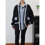 ニットドッキング デニムシャツジャケット/身頃ニット | LETee | 詳細画像5 