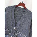 ニットカーディガン/デニムポケット付 | LETee | 詳細画像12 