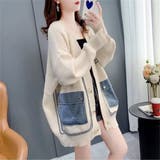 ニットカーディガン/デニムポケット付 | LETee | 詳細画像14 