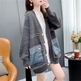 ニットカーディガン/デニムポケット付 | LETee | 詳細画像19 