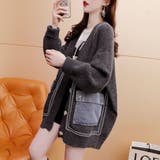 ニットカーディガン/デニムポケット付 | LETee | 詳細画像9 