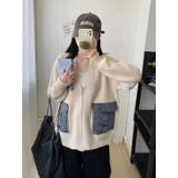 ニットカーディガン/デニムポケット付/ジップアップカーデ | LETee | 詳細画像17