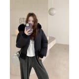 BLACK | ダウンジャケット♪フェイクファー | LETee