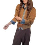 デニムドッキングニットカーディガン | LETee | 詳細画像5 