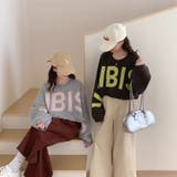 ロゴジャカードニットプルオーバー ショート丈 | LETee | 詳細画像1 