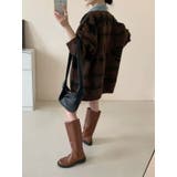 デニムドッキングジャカードニットカーディガン | LETee | 詳細画像5 