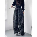 レオパード柄ワイドパンツ | LETee | 詳細画像3