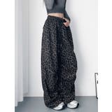 レオパード柄ワイドパンツ | LETee | 詳細画像5