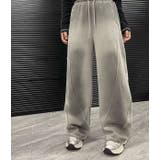 GREY | サイド切り替えスウェットパンツ オーバーサイズ | LETee