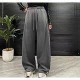 CHARCOAL | サイド切り替えスウェットパンツ オーバーサイズ | LETee