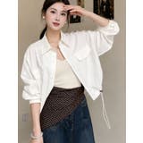 WHITE | シャツジャケット ショート丈 | LETee