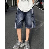 NAVY | カーゴタイプリラックスパンツ ハーフパンツ | LETee