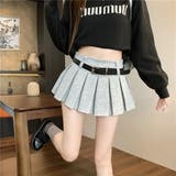 ショートパンツ/プリーツミニスカート風/ベルト付 | LETee | 詳細画像11