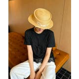 BLACK | レースキャミドッキングラウンドネックTシャツ/ビッグシルエット | LETee