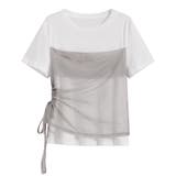 シフォンドッキングTシャツ | LETee | 詳細画像8